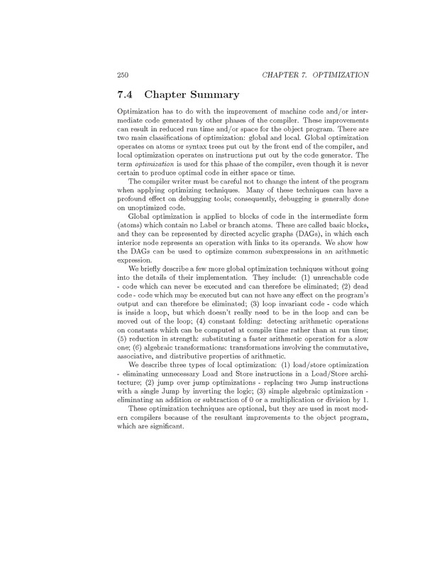 Compiler Design: Theory, Tools, and Examples - Page 250
